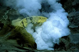 Southeast Asia Travel Guide Prints: Bromo volcano crater on Java, Indonesia, Southeast Asia, Asia