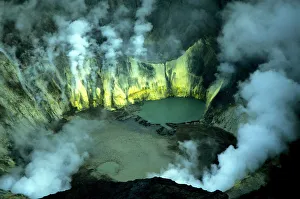 Southeast Asia Travel Guide Prints: Bromo volcano crater on Java, Indonesia, Southeast Asia, Asia