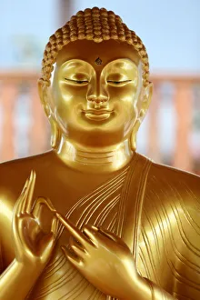 Buddha statue, Tu An Buddhist Temple, Saint-Pierre-en-Faucigny, Haute Savoie, France Buddha statue, Tu An Buddhist Temple, Saint-Pierre-en-Faucigny, Haute Savoie, France