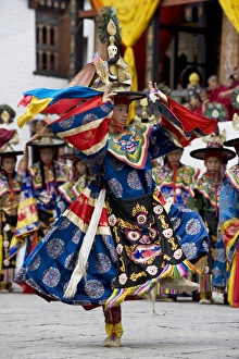 Buddhist festival (Tsechu), Trashi Chhoe Dzong, Thimphu, Bhutan, Asia Buddhist festival (Tsechu), Trashi Chhoe Dzong, Thimphu, Bhutan, Asia