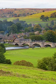 Village Prints: Burnsall Print, Yorkshire Dales National Park, England