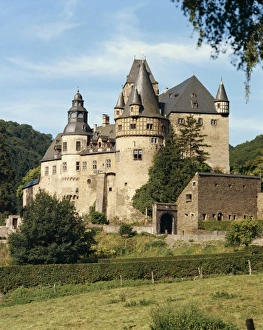 German Medieval Castles Prints: Burresheim Castle