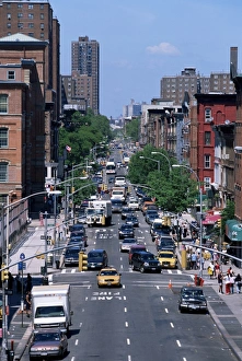 NYC Street Scene Photos Prints: Busy traffic