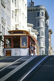 California Prints: Hyde Street Cable Car Print