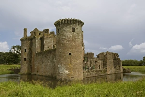 Dumfries And Galloway Castles Prints: Caerlaverock castle