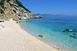 Prints of Cala Mariolu, Cala Gonone, Golfe di Orosei (Orosei gulf), island of Sardinia, Italy, Mediterranean, Europe Related Prints: Cala Mariolu Print