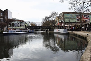 Camden Lock, home of Camden Lock Village, the popular Sunday attraction in London Camden Lock, home of Camden Lock Village, the popular Sunday attraction in London