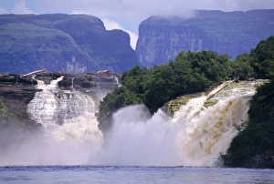 South America Nature Escapes Prints: Canaima Lagoon and falls
