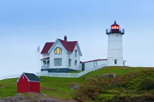 Cape Neddick (The Nubble) Lighthouse, Cape Neddick, Maine, New England Cape Neddick (The Nubble) Lighthouse, Cape Neddick, Maine, New England