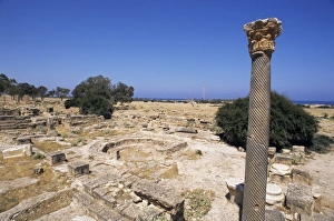 North Africa Ancient Ruins Prints: Capitals, thermal bath