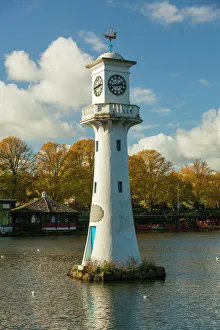 Prints of Captain Scott Memorial Lighthouse, Roath Park, Cardiff, Wales, U.K Cardiff Prints: Captain Scott Memorial Lighthouse Print, Roath Park, Cardiff