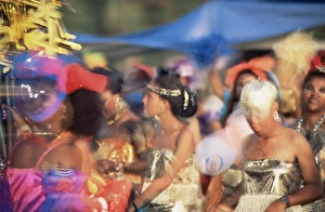 West Indies Travel Photography Prints: Carnival procession