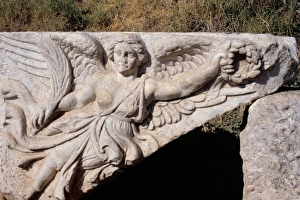 Mediterranean Travel Destination Prints: Carved stone