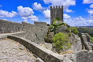 Castle and tower, Sortelha, Serra da Estrela, Beira Alta, Centro, Portugal, Europe Castle and tower, Sortelha, Serra da Estrela, Beira Alta, Centro, Portugal, Europe