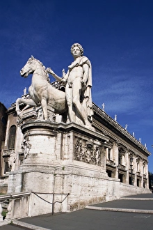 Roman Sculpture History Prints: Castor and Pollux statue