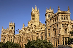 Central Post Office Spain Prints: Central Post Office facade