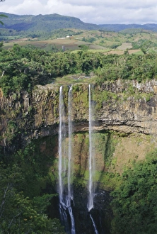 Mauritius Waterfalls Prints: Chamarel Waterfalls