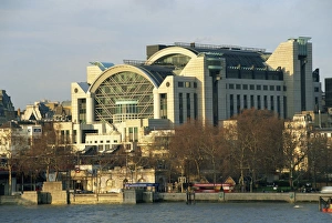 Charing Cross Station Prints: Charing Cross Station from Waterloo Bridge, London, England, United Kingdom, Europe