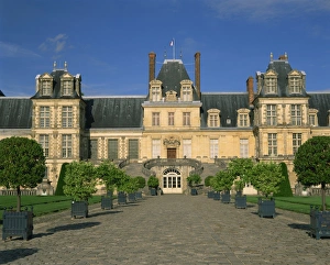Chateau de Fontainebleau, UNESCO World Heritage Site, Seine et Marne, Ile de France Chateau de Fontainebleau, UNESCO World Heritage Site, Seine et Marne, Ile de France