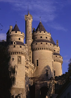Chateau De Pierrefonds Prints: Chateau de Pierrefonds, Forest of Compiegne, Oise, Nord-Picardie (Picardy)