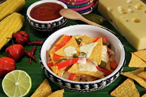 Mexican Nachos Prints: Cheese nachos