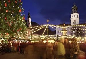Christmas Market, Salzburg, Austria, Europe