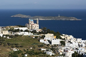 Church of Resurrection, built in 1870 on top of Vrodado hill, Ermoupoli, Syros island Church of Resurrection, built in 1870 on top of Vrodado hill, Ermoupoli, Syros island
