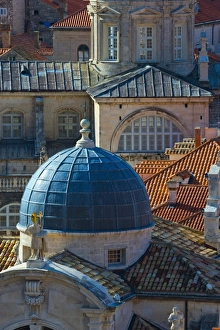 Church of St. Blaise with Cathedral of the Assumption of the Virgin Mary beyond Church of St. Blaise with Cathedral of the Assumption of the Virgin Mary beyond
