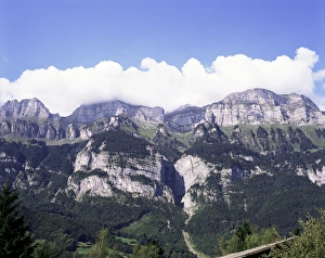 Central European Geology Prints: The Churfirsten Range