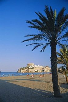 European Union Tourism Prints: The citadel from the beach