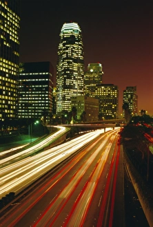 Nighttime Downtown Los Angeles Print