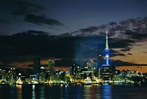Images Dated 6th August 2008: City skyline at night