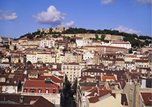 Cityscape of Lisbon and Castelo de Sao Jorge, Portugal Cityscape of Lisbon and Castelo de Sao Jorge, Portugal