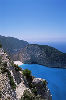 Greece Island Getaway Prints: Cliffs, Kefalonia