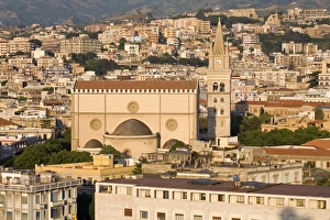 Messina Prints: Clock Tower and Duomo Print, Messina, Sicily