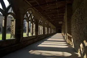 Prints of Cloisters, Durham Cathedral, UNESCO World Heritage Site, Durham, County Durham, England, United Kingdom, Europe County Durham Prints: Durham Cathedral Cloisters Print