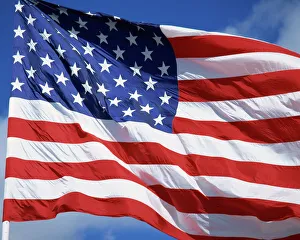 Close-up of the Stars & Stripes, United States of America, North America Close-up of the Stars & Stripes, United States of America, North America