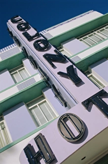 Miami Beach Hotels Prints: Colony Hotel