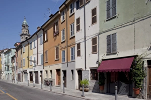 Colourful Italian Buildings Prints: Colourful architecture, Parma, Emilia Romagna, Italy, Europe