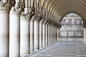 St Marks Square Architecture Prints: Columns and arches, St. Marks Square, Venice, UNESCO World Heritage Site, Veneto