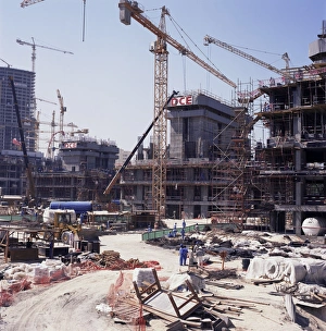 Prints of Construction, Dubai, United Arab Emirates, Middle East Related Prints: Dubai Construction Print