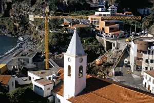 Contemporary Church Design Prints: Construction site