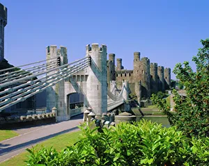 Prints of Conway Castle, Gwynedd, North Wales, UK United Kingdom Prints: Conway Castle Print, North Wales Landscape