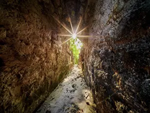 Corbelled Arch Passageway Print, Belize
