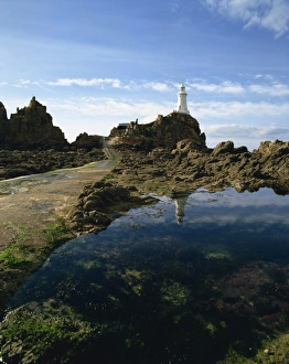 Jersey Lighthouse Prints: Corbiere Point Lighthouse