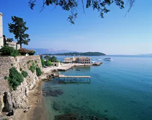 European Coastal Towns Prints: Corfu Town