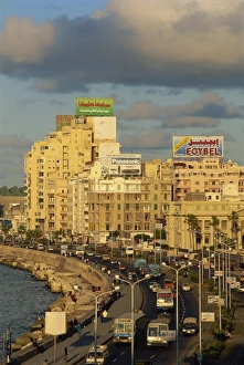 Alexandria Corniche Print, Evening Light