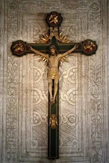 Crucifix in Santa Maria delle Grazies Basilica, Milan, Lombardy, Italy, Europe Crucifix in Santa Maria delle Grazies Basilica, Milan, Lombardy, Italy, Europe