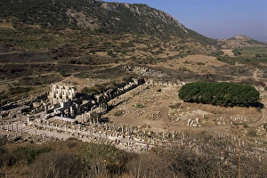 Asia Minor Landmarks Prints: Curetes Way and Library of Celsus
