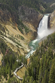 Framed Print : Yellowstone River Print from Lookout Point Framed Print : Yellowstone River Print from Lookout Point